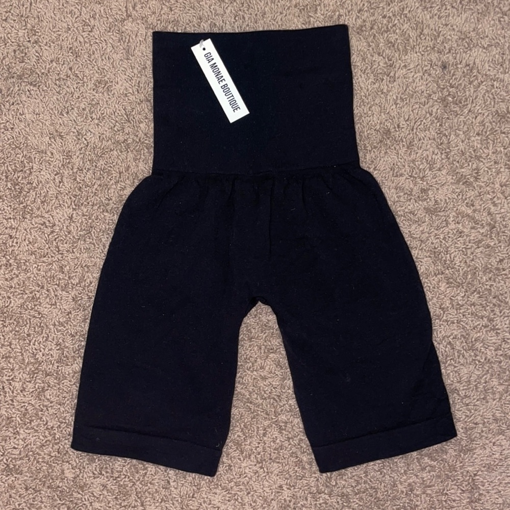 Black biker shorts